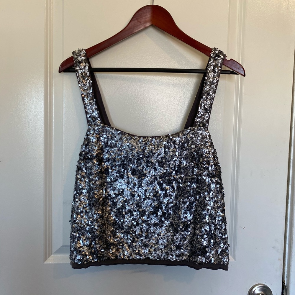 NWOT Abercrombie and Fitch Sparkle Top S
